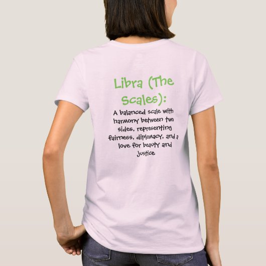 Libra T-Shirt (Achterkant)