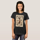 Libra - T-shirt Céleste Zodiaque Art (Devant entier)