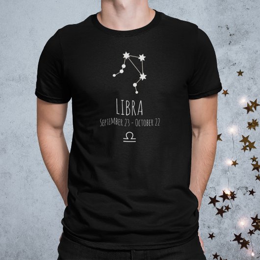 Libra | T-shirt Constellation Zodiaque personnalis