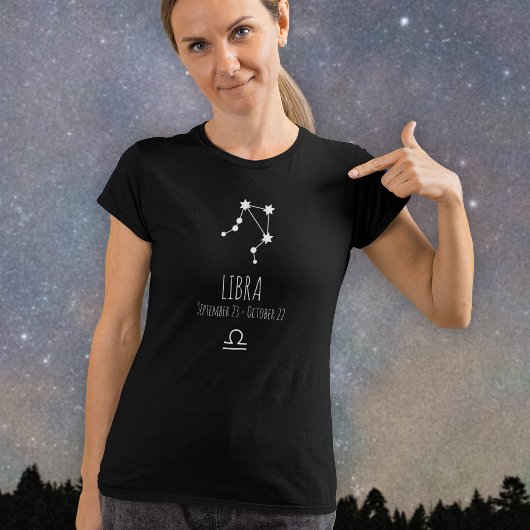 Libra | T-shirt Constellation Zodiaque personnalis