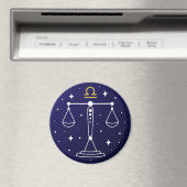 Libra the Scales Zodiac Sign Magnet (In Situ (Lave-vaisselle))