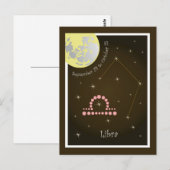 Libra van 24 tot 23 oktober Postkarte Briefkaart (Voorkant / Achterkant)