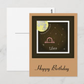 Libra van 24 tot 23 oktober Postkarte Briefkaart (Voorkant / Achterkant)
