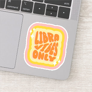 Libra Vibes Only Soft Girl Esthetische Horoscoop Sticker