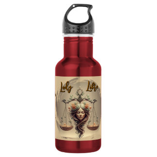 Libra Women – Elegant Zodiac Balance Design Waterfles
