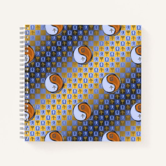 Libra & Wood Horse Notitieboek (Voorkant)