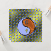 Libra & Wood Monkey Kaart (Voorkant / Achterkant in situ)