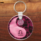 Libra Yin Yang Sleutelhanger (Voorkant)