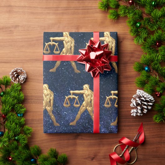 Libra Zodiac Cadeaupapier (Feestdagen Geschenken)