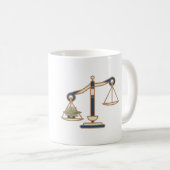 Libra Zodiac Coffee Mug (Devant droit)