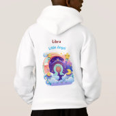 Libra Zodiac Kids Hoodie | Little Angel Pullover  (Dos)