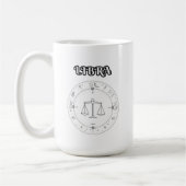 libra zodiac koffiemok (Links)