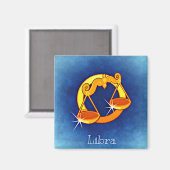 libra zodiac magnet magneet (Voorkant / Achterkant)