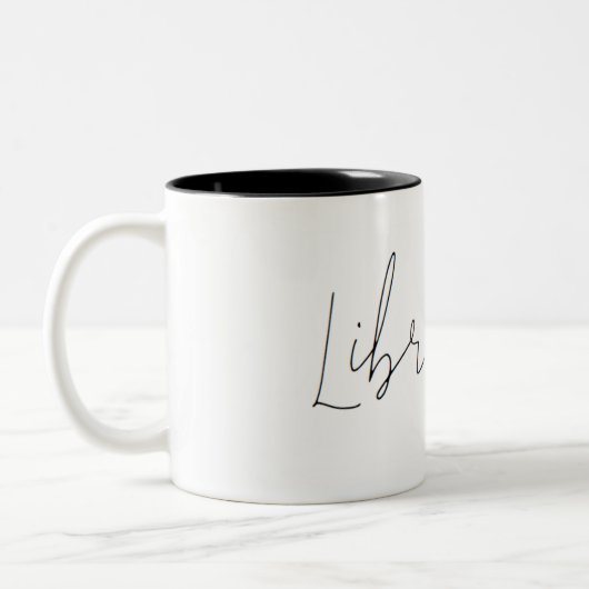 Libra Zodiac minimaliste Mug (Gauche)