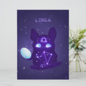 Libra Zodiac Monster - Funny Libra Zodiac Lover Menu (Staand voorkant)