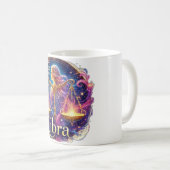 Libra Zodiac Mug - Design élégant et céleste ♎ ✨ (Devant droit)