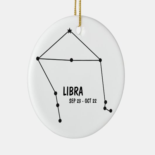 Libra Zodiac Ornament (Rechts)