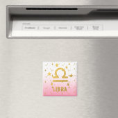 Libra Zodiac rose et or aimant (In Situ (Lave-vaisselle))