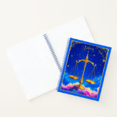 Libra Zodiac Scales in a Star-Filled Sky Journal  (Intérieur)