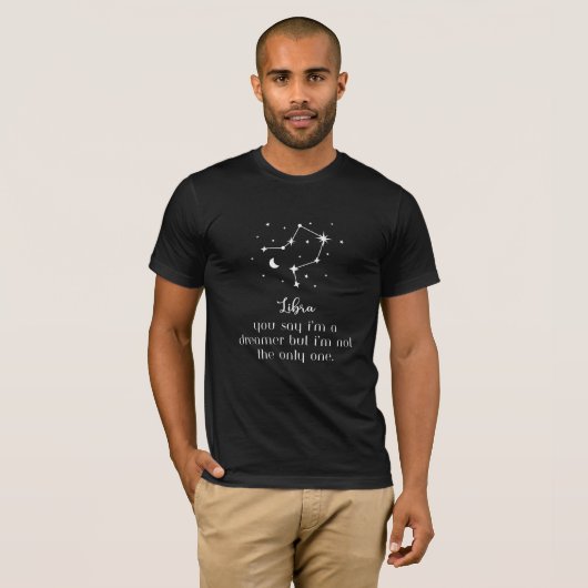 LIBRA ZODIAC SHIRT (Voorkant volledig)