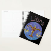 Libra Zodiac Sign Calendar Planner (Devant avec enveloppe)