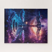 Libra Zodiac Sign Jigsee Puzzle Legpuzzel (Horizontaal)