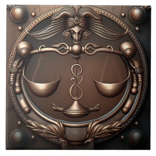 Libra Zodiac Sign Libra Horoscope Carreaux en céra