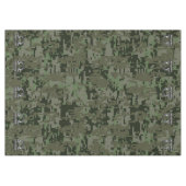 Libra Zodiac Sign on olijfgroene digitale camo Tafelkleed (Voorkant (Horizontaal))