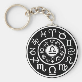 Libra Zodiac Sleutelhanger