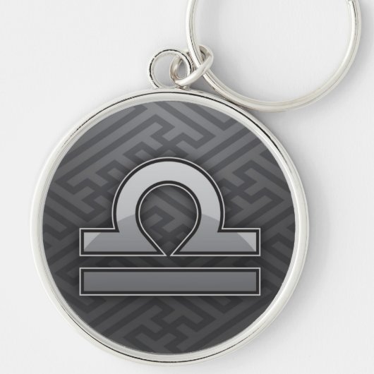 Libra Zodiac Sleutelhanger (Voorkant)