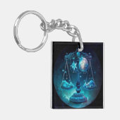 Libra Zodiac Sleutelhanger (Voorkant Links)