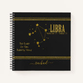 Libra Zodiac Star Sign Carnet (Devant)
