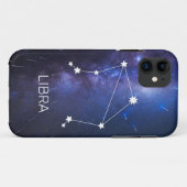 Libra Zodiac Star Sign Hoesje-Mate iPhone Case (Achterkant (horizontaal))