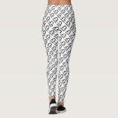 Libra Zodiac Symbol Standard by Kenneth Yoncich Leggings (Achterkant)