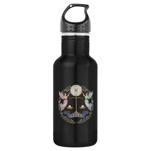 Libra Zodiac Water Bottle Waterfles (Voorkant)