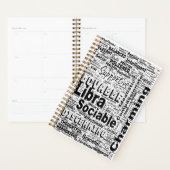 Libra Zodiac Word Cloud Inspiration (Devant avec enveloppe)
