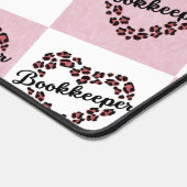 Libraire Leopard Coeur Cadre rose blanc (Coin)