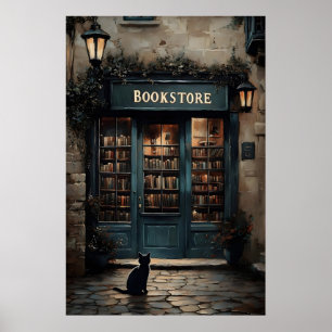 Librairie Ancienne Et Impression De Chat, Amoureux