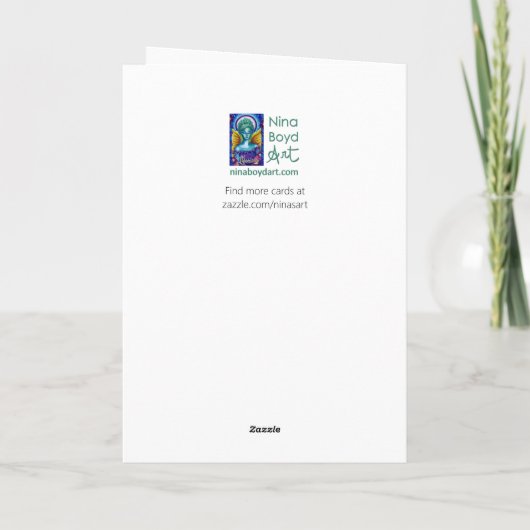 Librairie Carte de voeux pour chat (Dos)