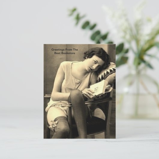 librairie carte postale à roues wv. (Debout devant)