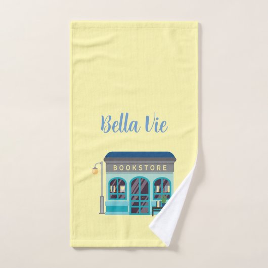 Librairie décorative, cuisine, main, serviette (Serviette à main)