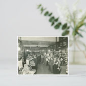 Librairie vintage Intérieur Australie Carte postal (Debout devant)