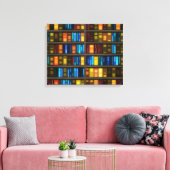 Librairies 1 Toile enrobée (Insitu(Salon))