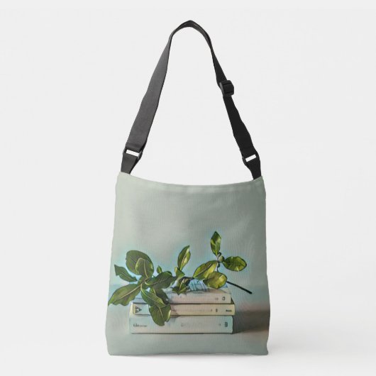 Librarian birthday gift crossbody tas (Voorkant)