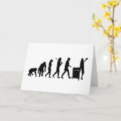 Librarian book lovers library index card kaart (Gele Bloem)