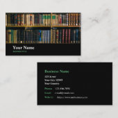 Librarian Bookselaar Visitekaartje (Voorkant / Achterkant)