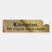 Librarian Bumpersticker (Voorkant)