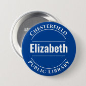 Librarian Button Badge (Voorkant /achterkant)