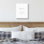 Librarian Definition Appreciation Gift Canvas Afdruk (Insitu (Slaapkamer))