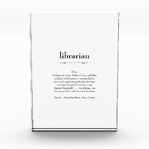 Librarian Definition Appreciation Gift Fotoblokken